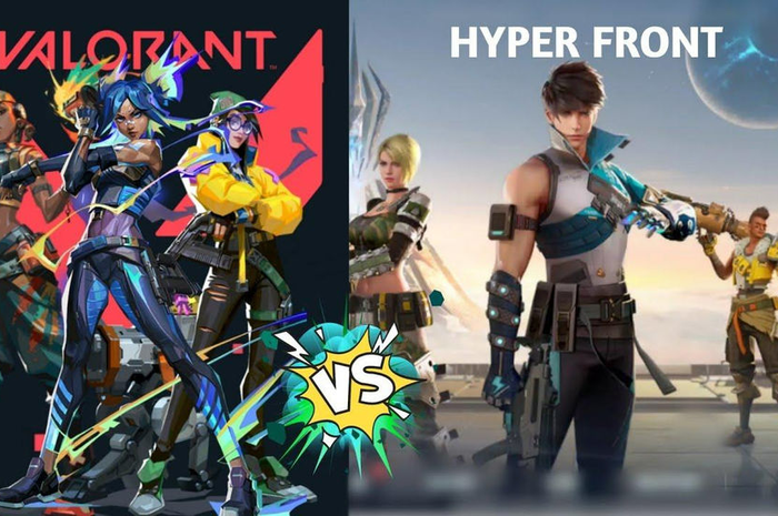 Ilustrasi game VALORANT vs Hyper Front