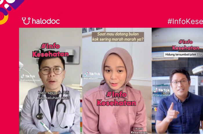Kolaborasi TikTok dengan Halodoc