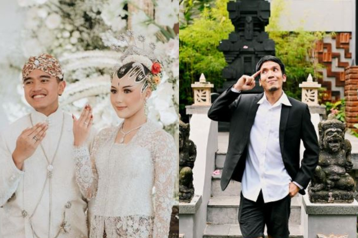 Kolase foto Kaesang/Erina - Desta