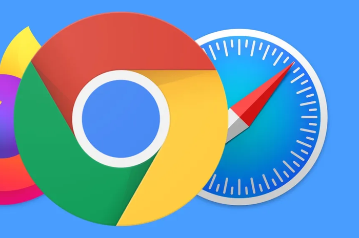 Google Chrome, Mozilla, dan Safari