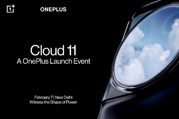 Poster peluncuran OnePlus 11 5G