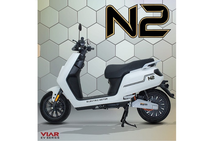 Tampilan Viar N2. Segini harga motor listrik Viar N2 kalau dapat subsidi Rp 8 juta dari pemerintah.