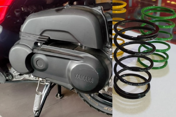 Ilustrasi per CVT di motor matic Yamaha Fazzio.