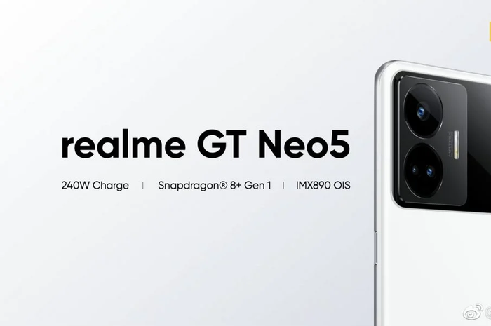 Poster terbaru Realme GT Neo 5