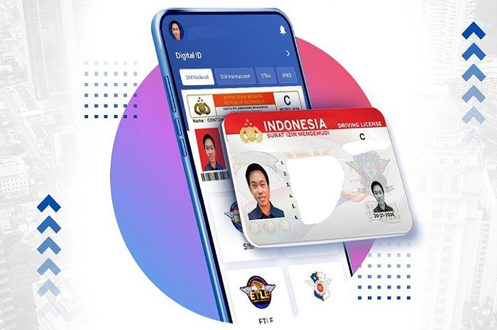 Foto ilustrasi Digital Korlantas Polri. Cek biaya dan syarat perpanjang SIM online terbaru.