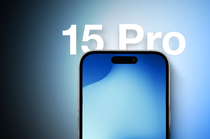 Ilustrasi iPhone 15 Pro dengan LiDAR scanner Sony.