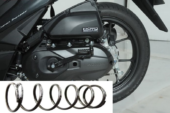 Foto ilustrasi. Kapan sih ganti per CVT motor matic Honda BeAT, ini saran dari bengkel resmi.