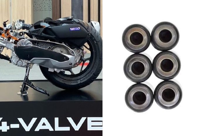 Ilustrasi roller CVT motor matic Honda PCX 160.
