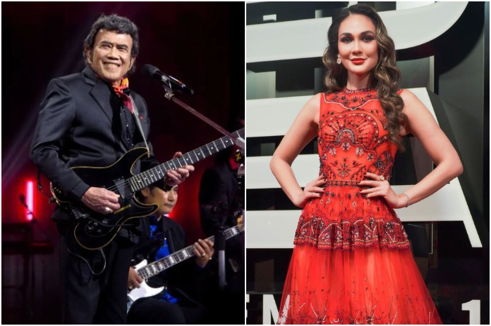 Luna Maya terpukau dengan penampilan Rhoma Irama yang nyanyikan lagu BTS berjudul Butter