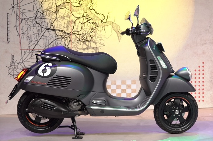 Ilustrasi harga motor Vespa GTV Sei Giorni II bulan Januari 2023.