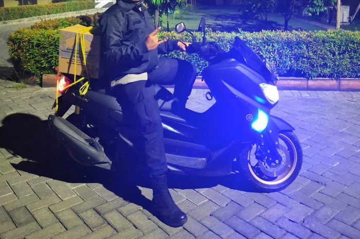 Yamaha NMAX milik Polisi diduga dicuri oleh oknum Polisi saat parkir di kantor Polisi.