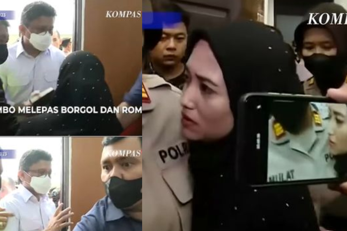Detik-detik Ferdy Sambo menepis tangan Syarifah Ima