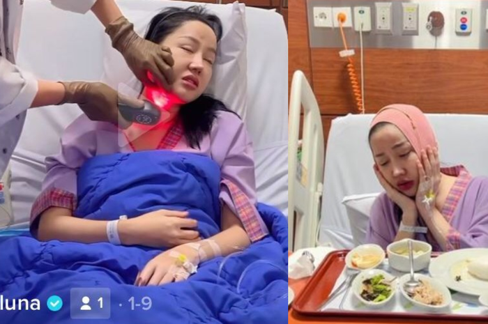 Wajah kembali diperban, Lucinta Luna alami pembengkakan di gusi hingga keluar cairan