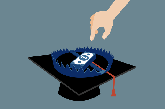 Ilustrasi penipuan online berkedok loker (lowongan kerja) yang mengincar fresh graduate. 
