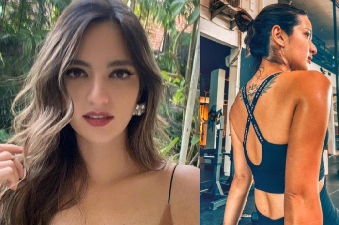 Nia Ramadhani pamer tato di punggungnya