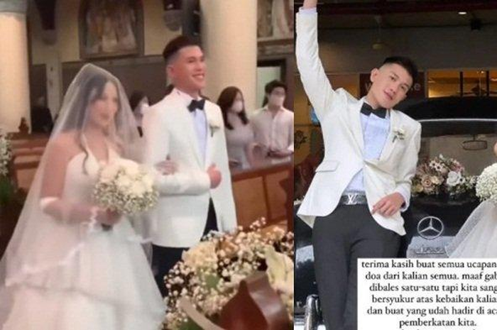 Julian Jacob dan Mirriam Eka resmi menikah.