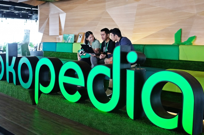 Suasana kantor Tokopedia