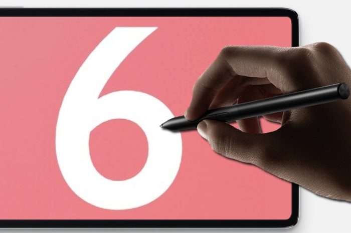 Gambar render Xiaomi Pad 6 yang akan rilis tahun ini.