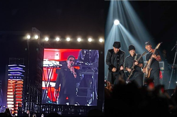Andre Taulany hadiri konser Dewa 19 bikin penonton heboh