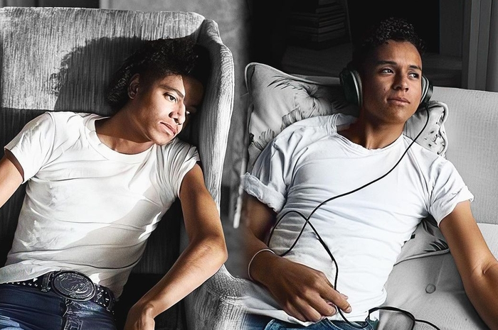 Jaafar Jackson (kanan) Bakal membintangi Film Biopik Omnya, Michael Jackson