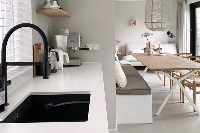 Desain interior dapur minimalis punya syarat agar potret hasilnya makin rapi.
