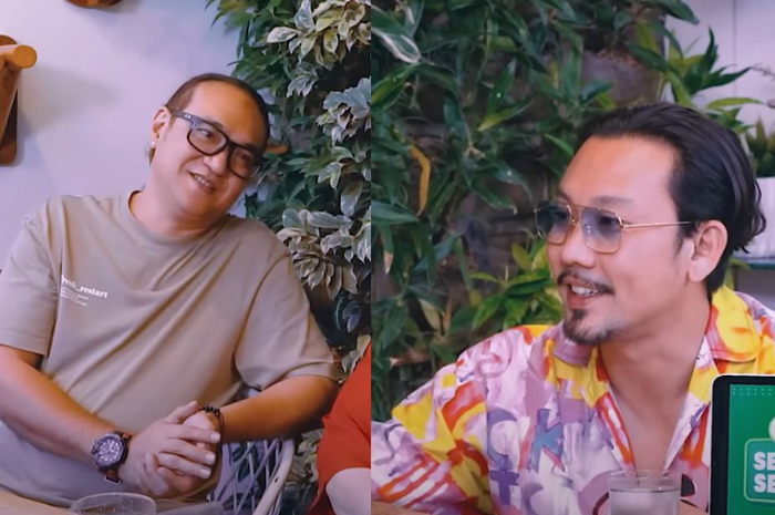 Iyan Sambiran suami Nunung curahkan isi hatinya di depan Denny Sumargo