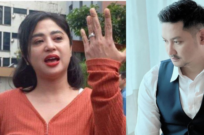 Angga Wijaya ikut pamer cincin usai Dewi Perssik ngaku dilamar pilot.