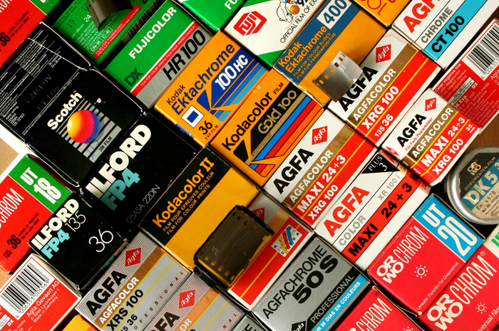 Roll film kamera analog