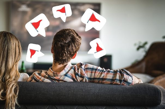 ilustrasi Tipe Chat Gebetan yang Red Flag