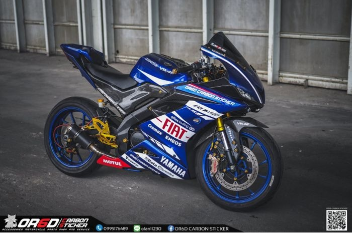 Modifikasi motor Yamaha R15 V3 garapan biker Vietnam.