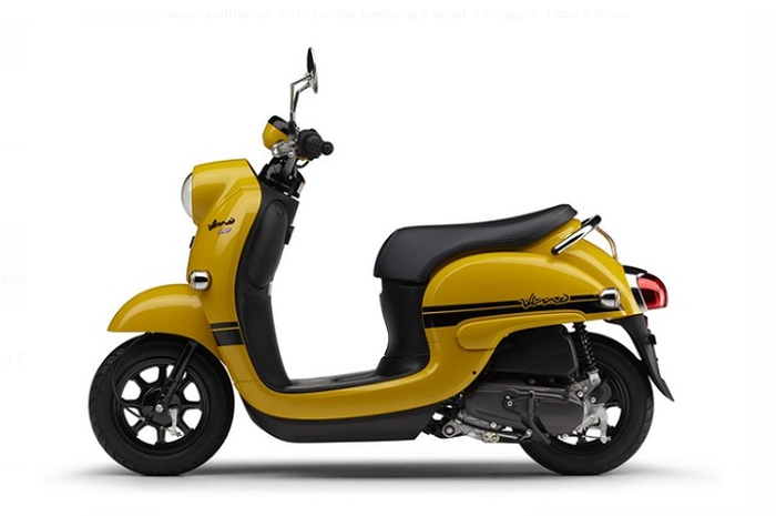 Yamaha Vino 2023 pakai mesin Honda.