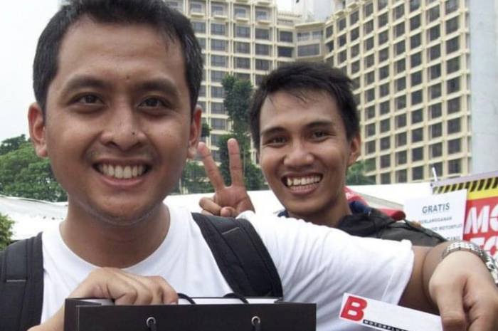 Wajah kalem Ari Widianto sopir Brio menjadi garang karena Giorgio pengemudi Fortuner putar balik fakta.