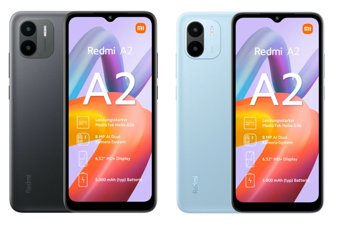 Render desain Redmi A2 