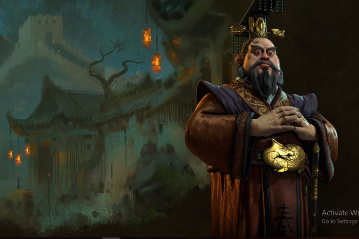 Ilustrasi - Kaisar China Qin Shi Huang.