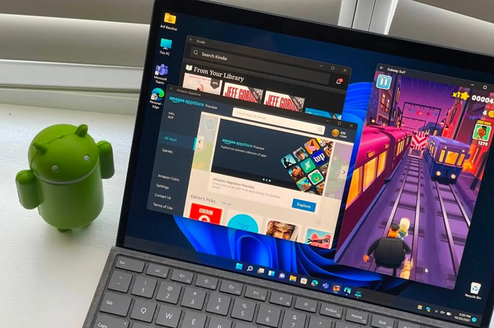 Ilustrasi game Android dari Google Play Games di Windows 11 dan Windows 10. 