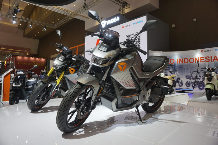 Ilustrasi motor listrik Yadea Keeness di IIMS 2023. Yadea hadir di EICMA 2023, siap rilis motor listrik spek tinggi dengan teknologi AI.