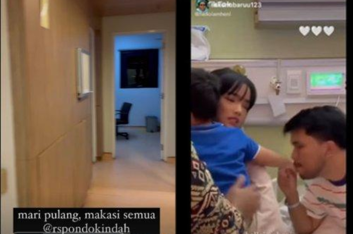 Thariq Halilintar dikabarkan kini keluar dari rumah sakit setelah dijenguk Fuji 