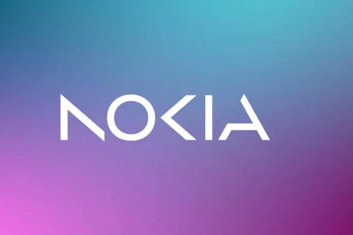 Logo baru Nokia di tahun 2023.