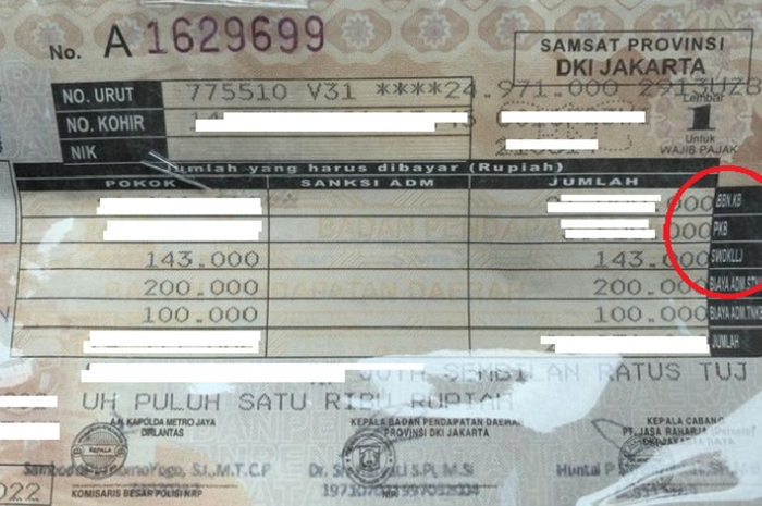 Pemutihan pajak motor 2023 gratiskan denda PKB, SWDKLLJ dan BBNKB, ternyata ini maksudnya.