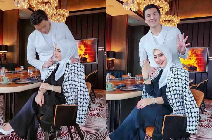 Syahrini dan Reino Barack