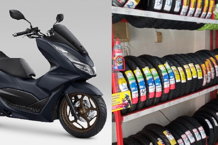 Ilustrasi pilihan ban motor matic Honda PCX 160.