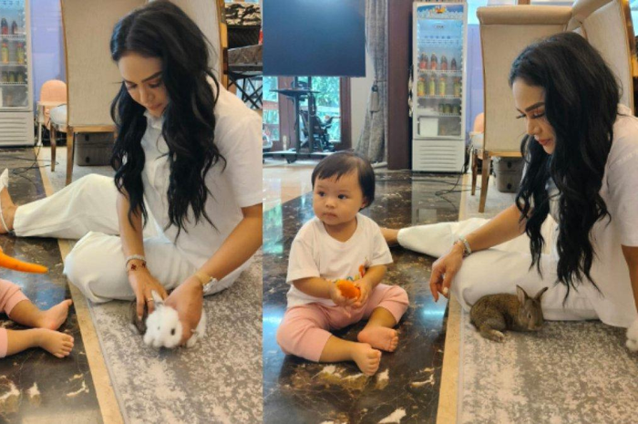 Krisdayanti beri hadiah kelinci untuk Ameena