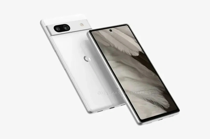 Render desain Google Pixel 7a.