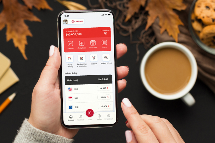 Aplikasi m-banking ONe mobile OCBC NISP.