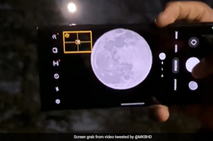 Ilustras menangkap foto bulan dengan Samsung Galaxy S23 Ultra.