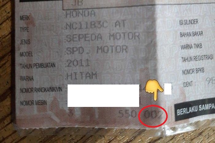 Foto ilustrasi STNK. Bersiaplah pajak progresif dihapus di wilayah ini.