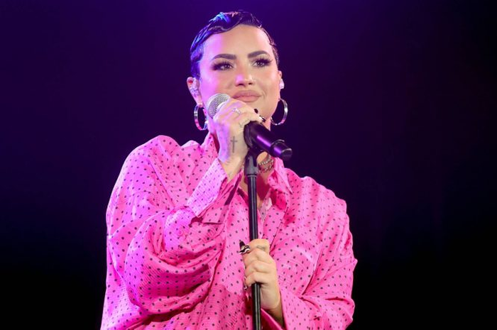 Demi Lovato performs onstage during the OBB Premiere Event for YouTube Originals Docuseries 