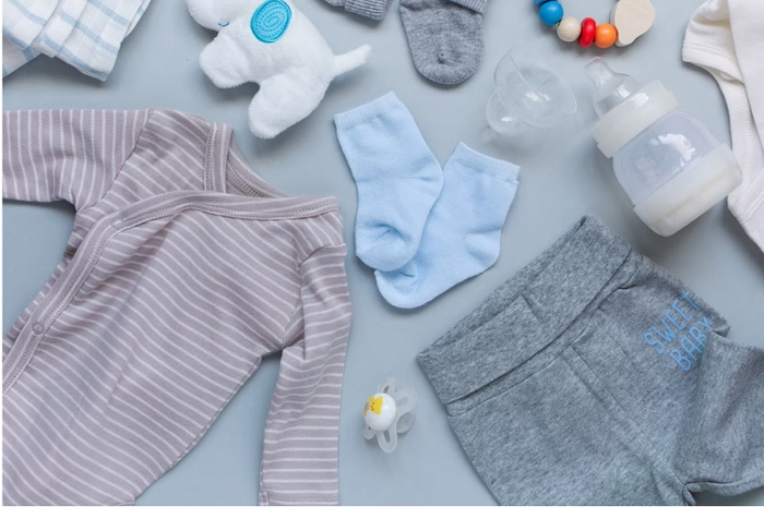 ilustrasi baju bayi