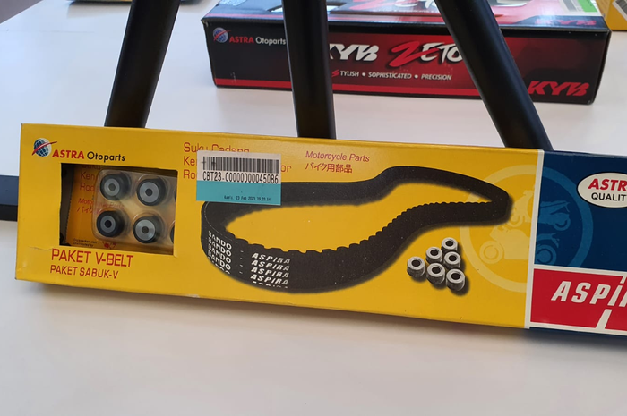 Ini dia v-belt CVT motor matic murah meriah dari Rp 80 ribuan, tersedia untuk Honda BeAT hingga Yamaha NMAX.