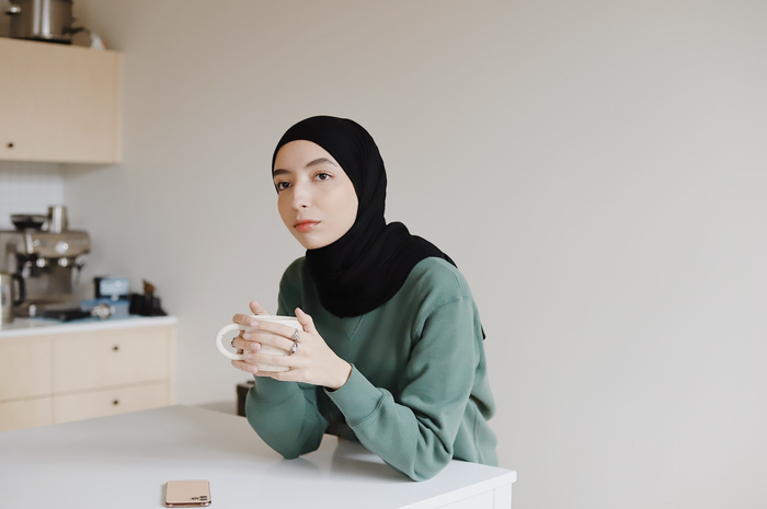 ilustrasi wanita berhijab